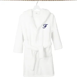 Linum Home Textiles Personalized Kids Bathrobe Unisex Long Sleeve Long Length Robe