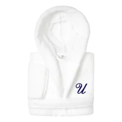 Linum Home Textiles Personalized Kids Bathrobe Unisex Long Sleeve Long Length Robe