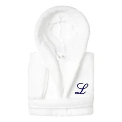 Linum Home Textiles Personalized Kids Bathrobe Unisex Long Sleeve Long Length Robe