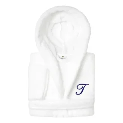 Linum Home Textiles Personalized Kids Bathrobe Unisex Long Sleeve Long Length Robe