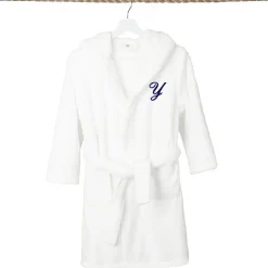 Linum Home Textiles Personalized Kids Bathrobe Unisex Long Sleeve Long Length Robe