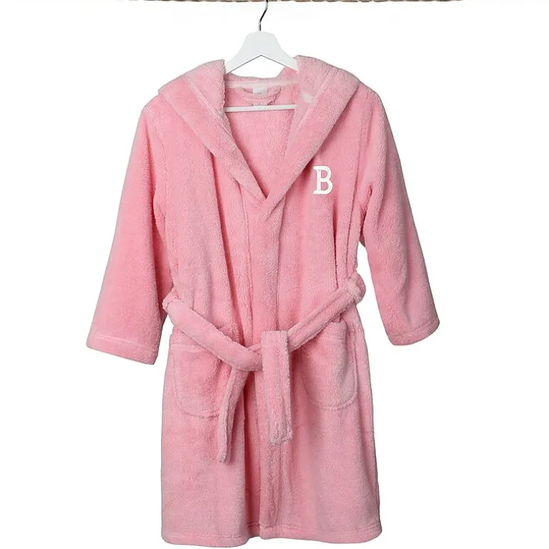 Linum Home Textiles Personalized Kids Bathrobe Unisex Long Sleeve Long Length Robe