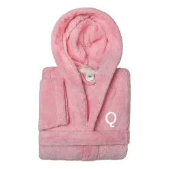Linum Home Textiles Personalized Kids Bathrobe Unisex Long Sleeve Long Length Robe