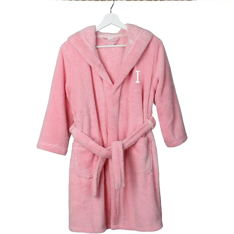 Linum Home Textiles Personalized Kids Bathrobe Unisex Long Sleeve Long Length Robe