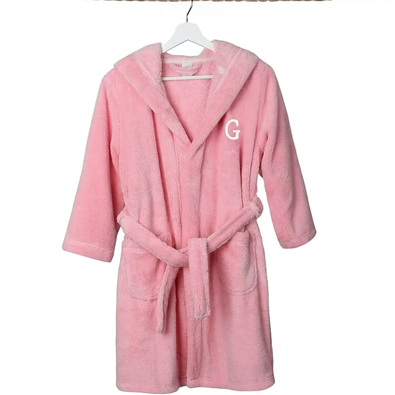 Linum Home Textiles Personalized Kids Bathrobe Unisex Long Sleeve Long Length Robe