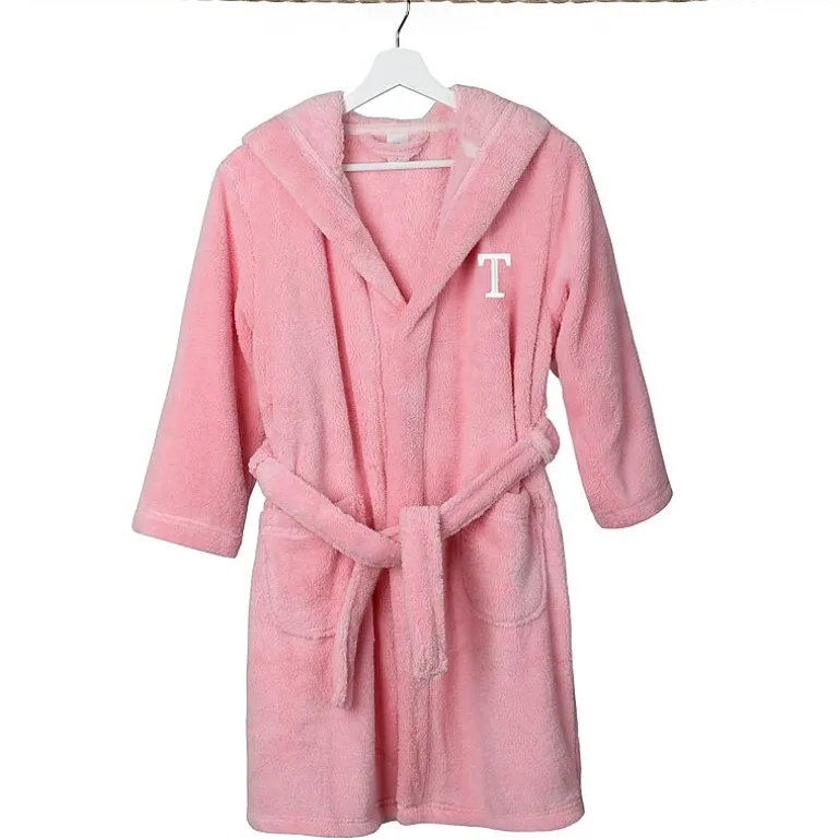 Linum Home Textiles Personalized Kids Bathrobe Unisex Long Sleeve Long Length Robe