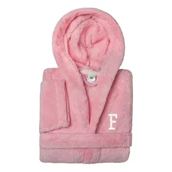 Linum Home Textiles Personalized Kids Bathrobe Unisex Long Sleeve Long Length Robe