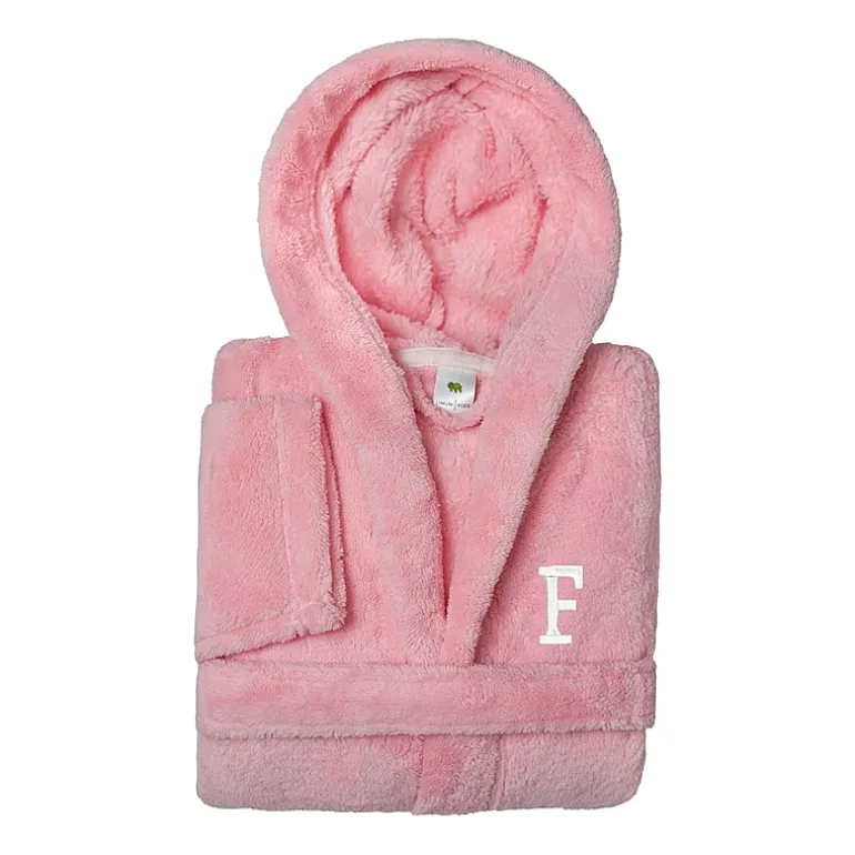 Linum Home Textiles Personalized Kids Bathrobe Unisex Long Sleeve Long Length Robe