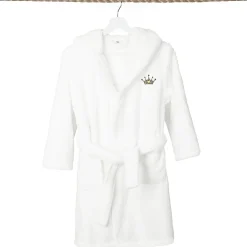 Linum Home Textiles Plush Cheetah Crown Little & Big Girls Long Sleeve Bathrobe