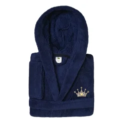 Linum Home Textiles Plush Cheetah Crown Little & Big Girls Long Sleeve Bathrobe