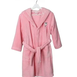 Linum Home Textiles Plush Shark Kids Bathrobe Unisex Long Sleeve Long Length Bathrobe