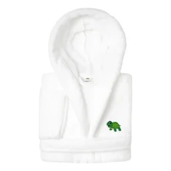 Linum Home Textiles Plush Turtle Kids Bathrobe Unisex Long Sleeve Long Length Robe