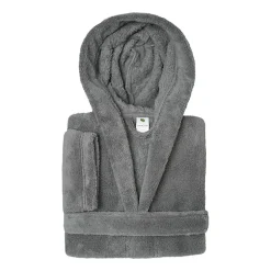 Linum Home Textiles Plus Kids Bathrobe Unisex Long Sleeve Long Length Robe