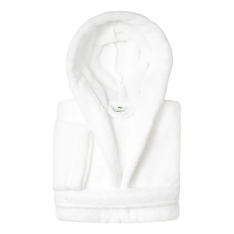 Linum Home Textiles Plus Kids Bathrobe Unisex Long Sleeve Long Length Robe