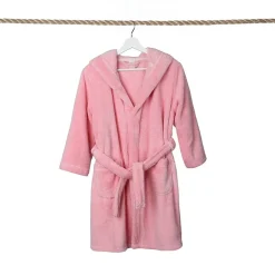 Linum Home Textiles Plus Kids Bathrobe Unisex Long Sleeve Long Length Robe