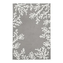 Liora Manne Capri Coral Border Hand Tufted Indoor/Outdoor Round Area Rug