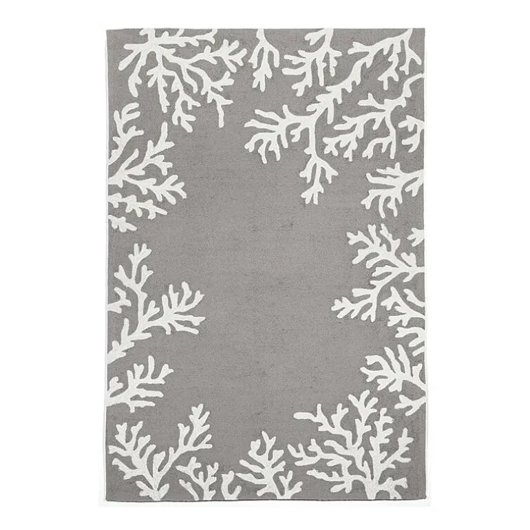 Liora Manne Capri Coral Border Hand Tufted Indoor/Outdoor Round Area Rug