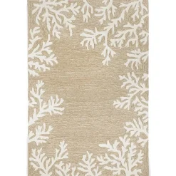 Liora Manne Capri Coral Border Hand Tufted Indoor/Outdoor Round Area Rug