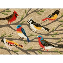 Liora Manne Frontporch Birds Animal Hand Tufted Indoor Outdoor Rectangular Accent Rug