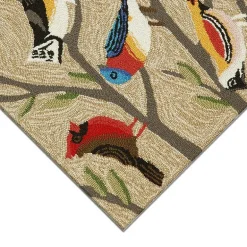 Liora Manne Frontporch Birds Animal Hand Tufted Indoor Outdoor Rectangular Accent Rug