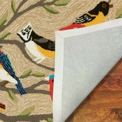 Liora Manne Frontporch Birds Animal Hand Tufted Indoor Outdoor Rectangular Accent Rug