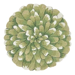 Liora Manne Frontporch Mum Hand Tufted Washable Indoor Outdoor Round Accent Rug