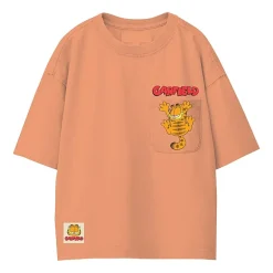 Little & Big Kid Boys Crew Neck Short Sleeve Oversized Garfield Graphic T-Shirt