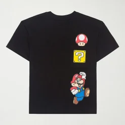Little & Big Kid Boys Crew Neck Short Sleeve Oversized Super Mario Bowser Graphic T-Shirt