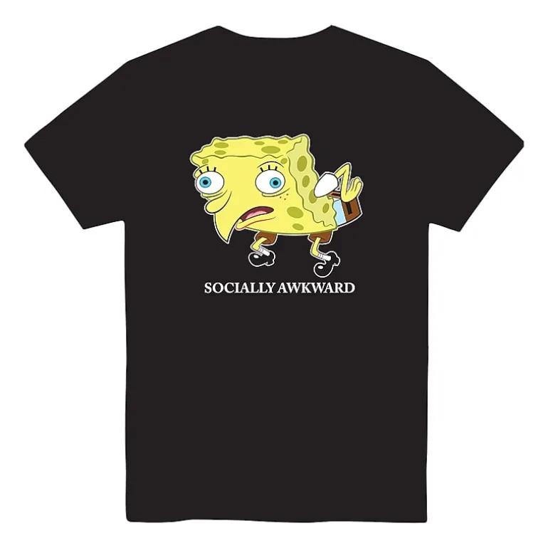 Little & Big Kid Boys Crew Neck Short Sleeve Regular Fit Spongebob Graphic T-Shirt