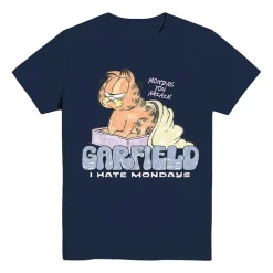 Little & Big Kid Boys Crew Neck Short Sleeve Regular Fit Garfield Graphic T-Shirt