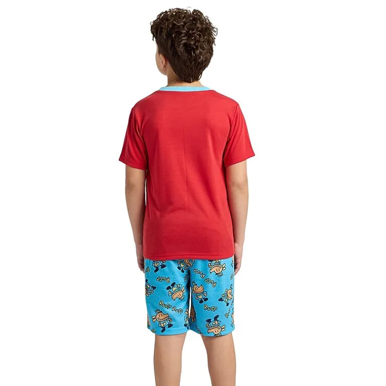 Little & Big Kid Boys Crew Neck Short Sleeve 3-pc. Pajama Set
