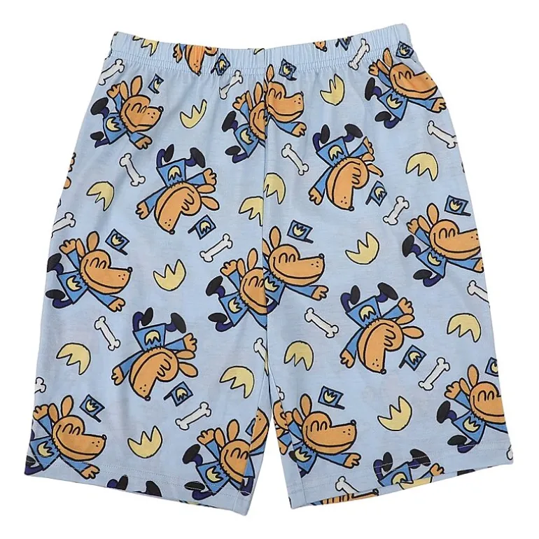 Little & Big Kid Boys Crew Neck Short Sleeve 4-pc. Pajama Set