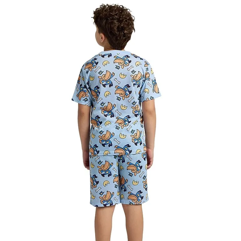 Little & Big Kid Boys Crew Neck Short Sleeve 4-pc. Pajama Set