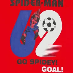 Little & Big Kid Boys Crew Neck Short Sleeve Oversized Spiderman Graphic T-Shirt