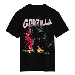 Little & Big Kid Boys Crew Neck Short Sleeve Regular Fit Godzilla Graphic T-Shirt