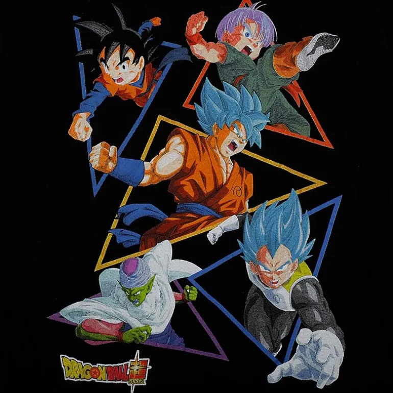 Little & Big Kid Boys Crew Neck Short Sleeve Regular Fit Dragon Ball Z Graphic T-Shirt