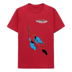 Little & Big Kid Boys Crew Neck Short Sleeve Regular Fit Spiderman Graphic T-Shirt