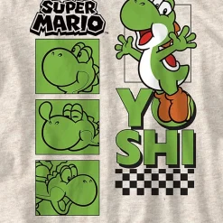 Little & Big Kid Boys Crew Neck Short Sleeve Regular Fit Super Mario Yoshi Graphic T-Shirt