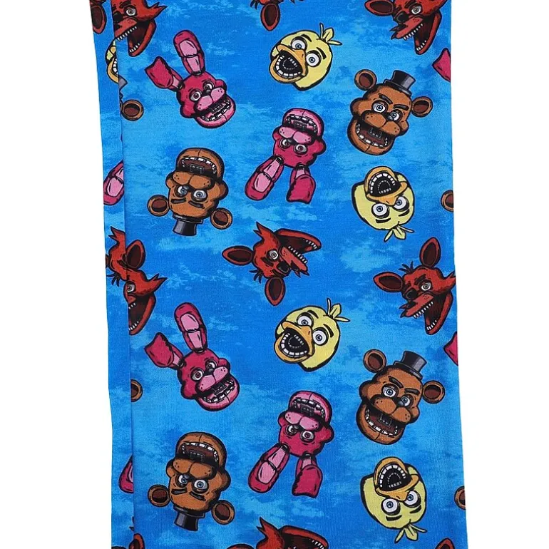Little & Big Kid Boys Five Nights at Freddys Crew Neck Short Sleeve 2-pc. Pajama Set
