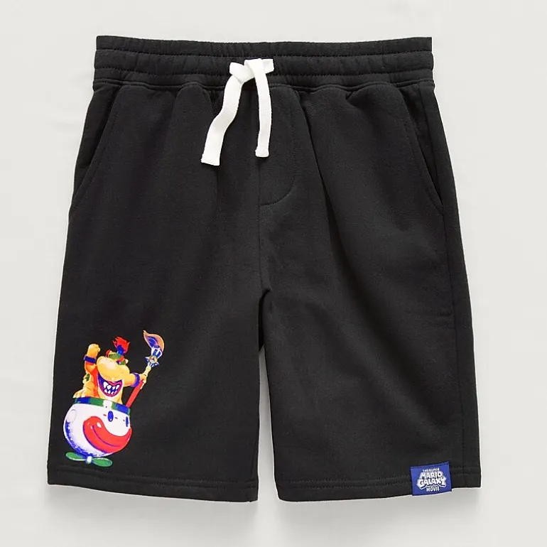 Little & Big Kid Boys Fleece Super Mario Bowser Pull-On Short