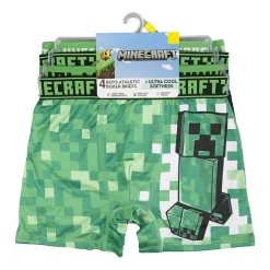 Little & Big Kid Boys Minecraft 4 Pack Boxer Briefs Babp2439