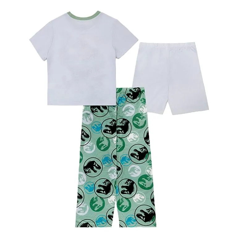Little & Big Kid Boys Monster Jam Crew Neck Short Sleeve 3-pc. Pajama Set