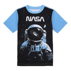 Little & Big Kid Boys NASA Crew Neck Short Sleeve 4-pc. Pajama Set