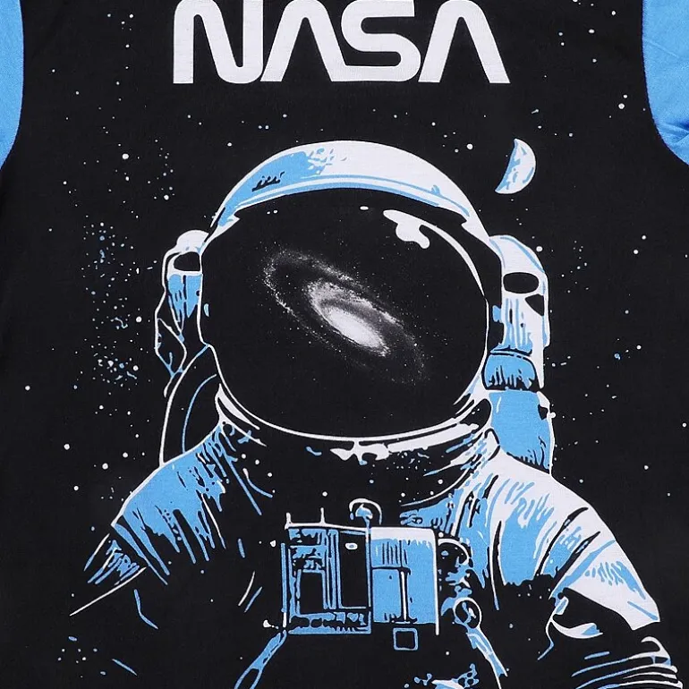 Little & Big Kid Boys NASA Crew Neck Short Sleeve 4-pc. Pajama Set