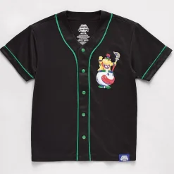 Little & Big Kid Boys V Neck Super Mario Bowser Short Sleeve Jersey