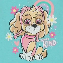 Little & Big Kid Girls Crew Neck Short Sleeve Regular Fit Paw Patrol Graphic T-Shirt