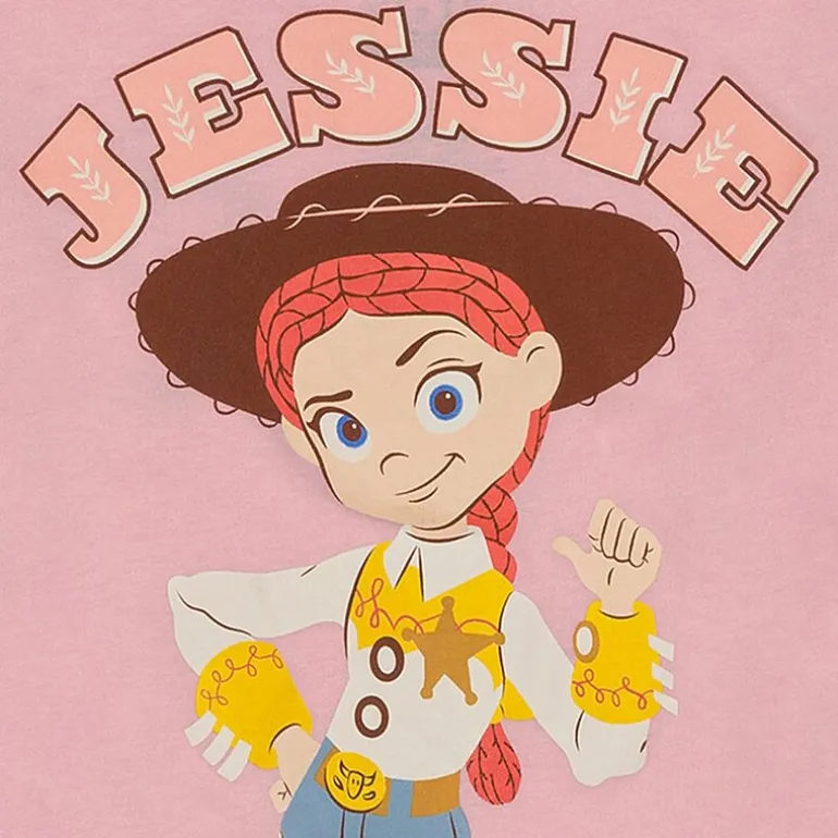 Little & Big Kid Girls Crew Neck Short Sleeve Regular Fit Jessie Graphic T-Shirt