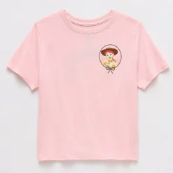 Little & Big Kid Girls Crew Neck Short Sleeve Regular Fit Jessie Graphic T-Shirt
