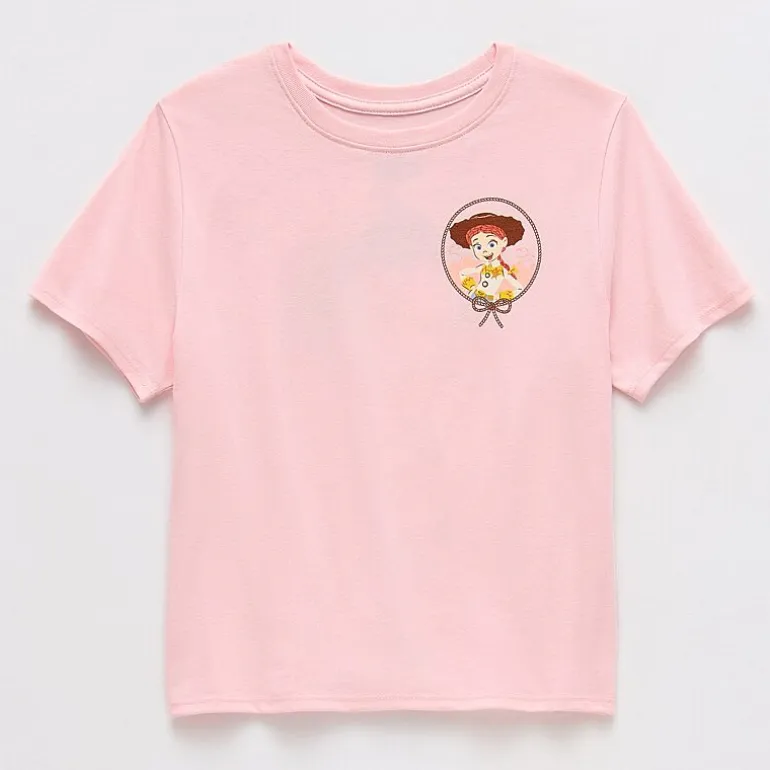 Little & Big Kid Girls Crew Neck Short Sleeve Regular Fit Jessie Graphic T-Shirt