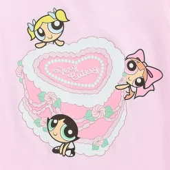 Little & Big Kid Girls Crew Neck Short Sleeve Regular Fit Powerpuff Girls Graphic T-Shirt